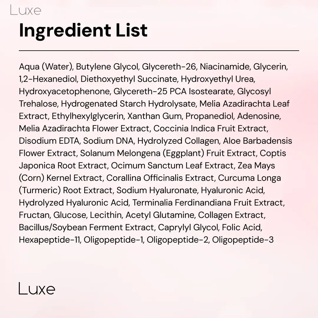 Luxe | PDRN Toner Pads