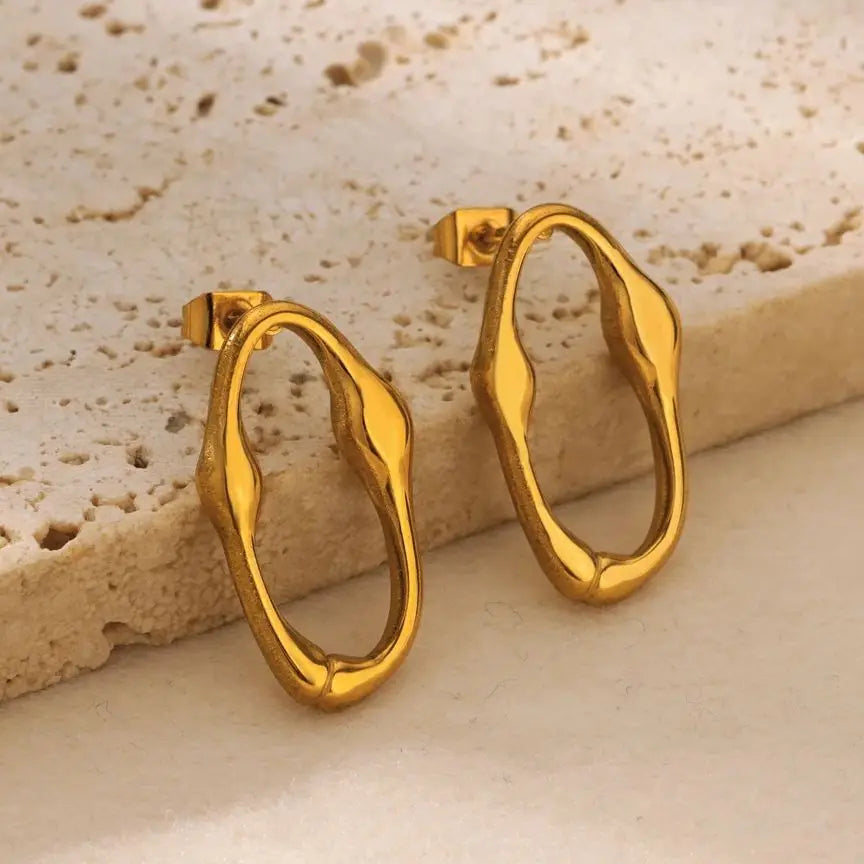U-Shaped Stud Earrings