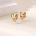 Zircon Butterfly Earrings