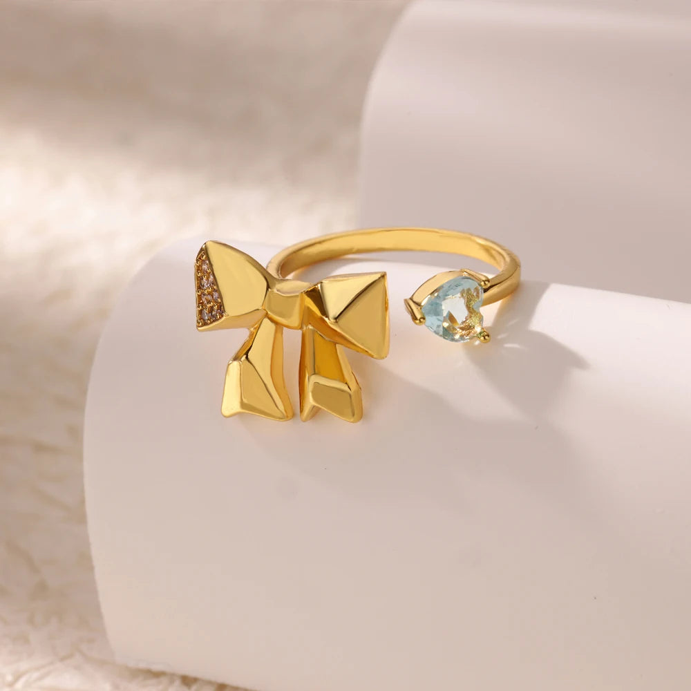 Heart Bow Ring