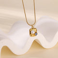 Irregular Geometric Necklace