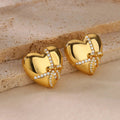 Bowknot Heart Earrings