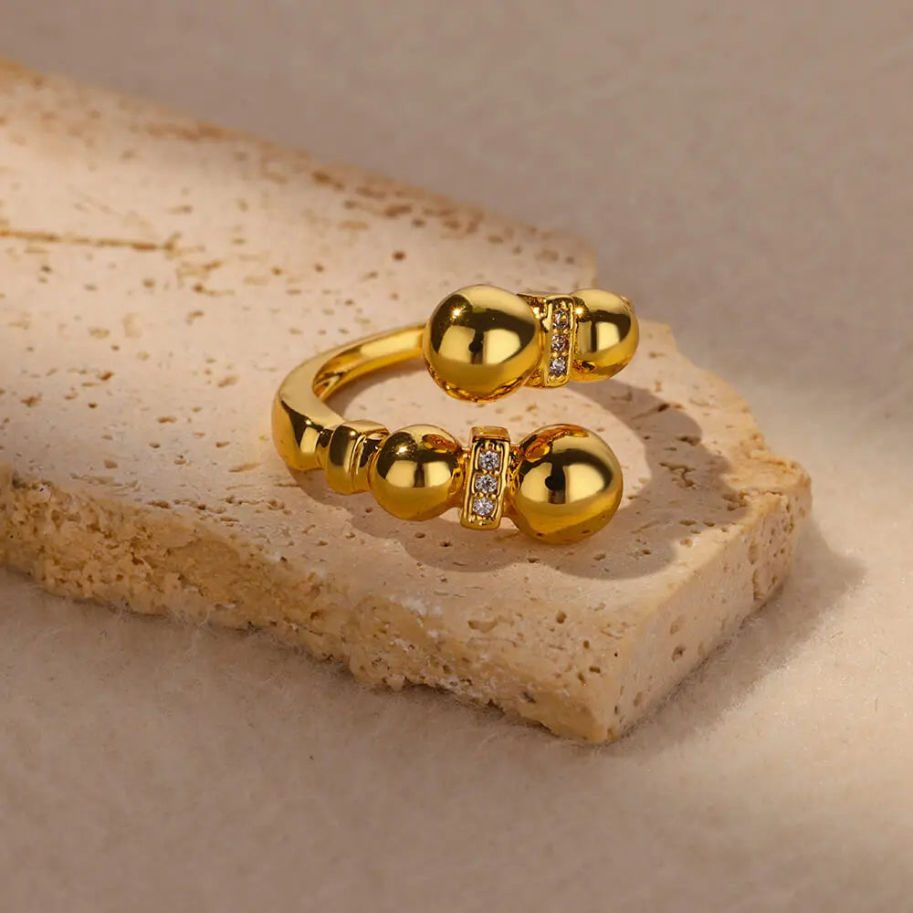 Round Beaded Ring