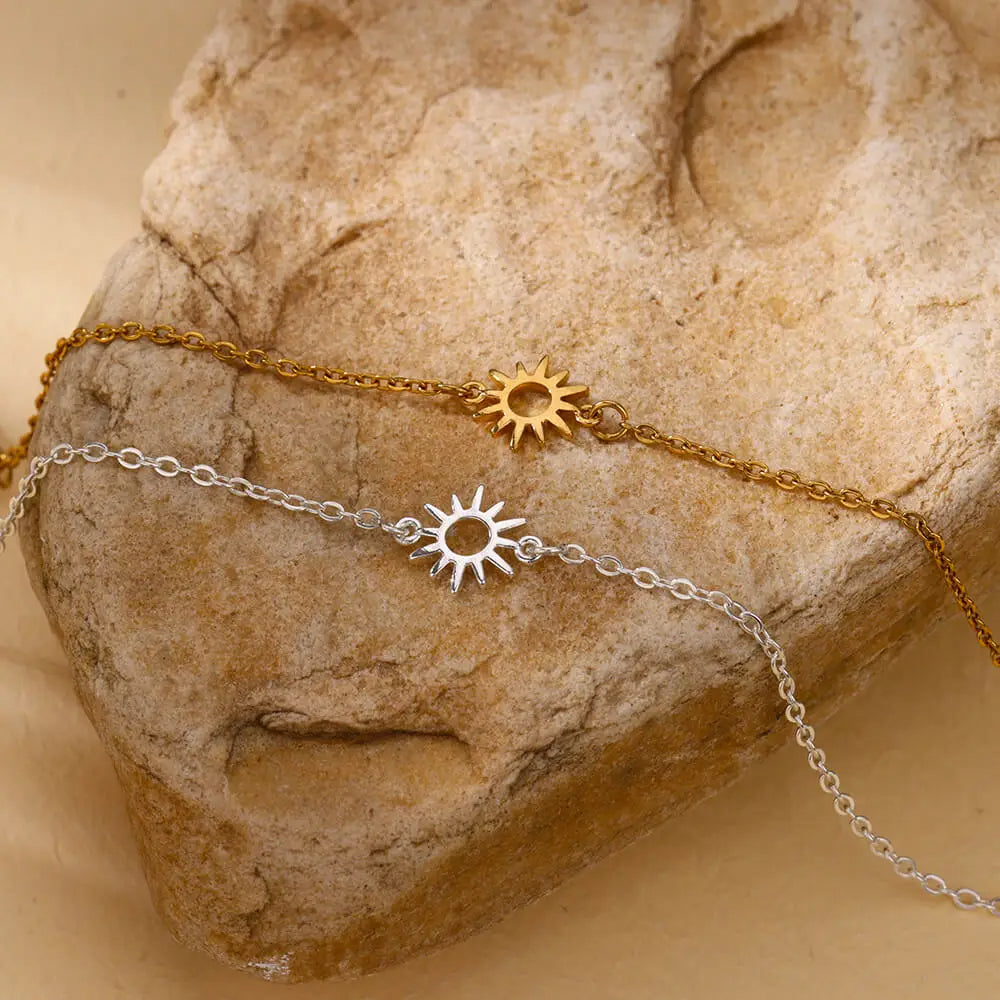 Vintage Sun Ankle Bracelet