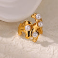 Irregular Pearl Ring
