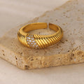 Coil Textured Ring
