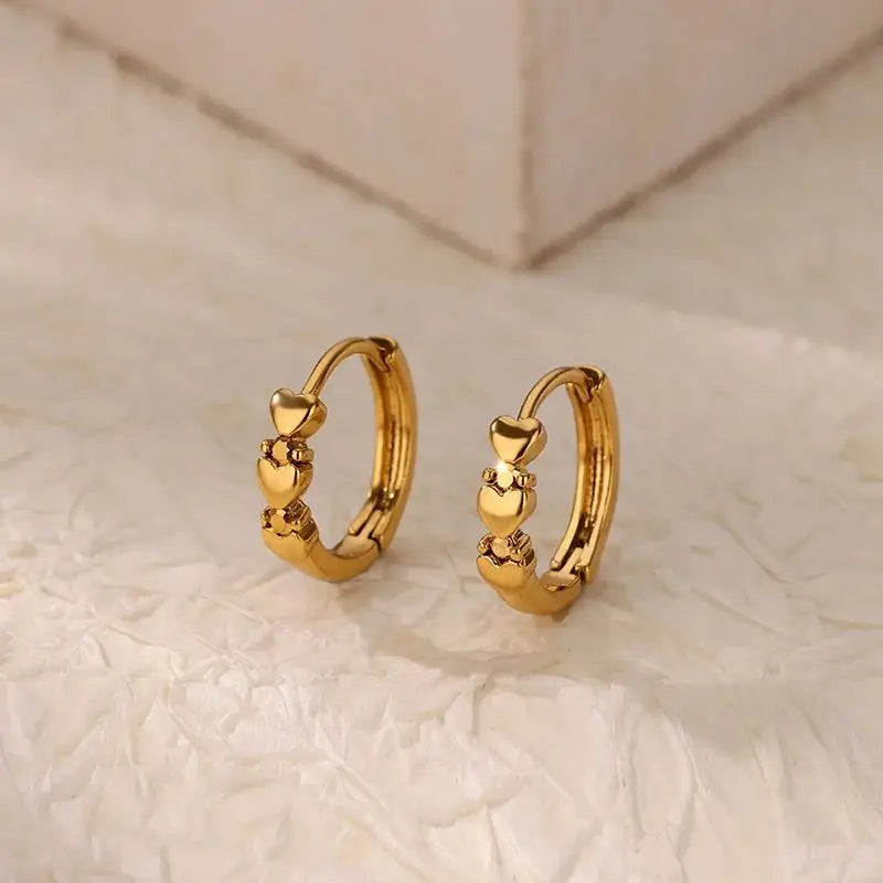 Aesthetic Heart Earrings