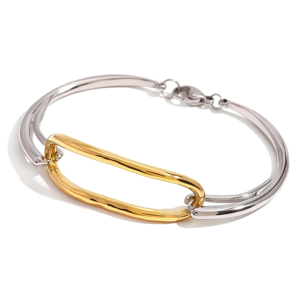 Oval Hollow Bracelet