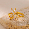 Pearl Flower Ring