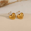 Small Heart Stud Earrings