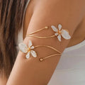 Floral Cuff Arm Bracelet