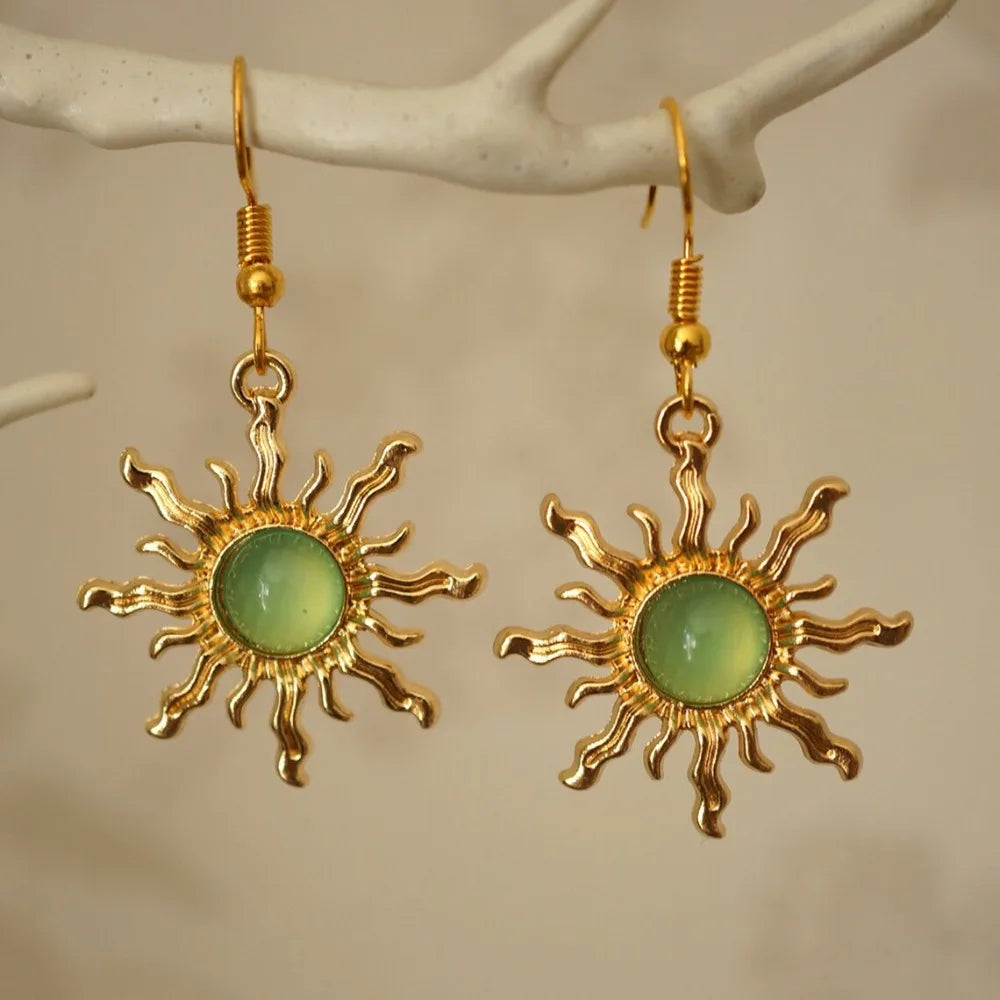 Sun Dangle Earrings