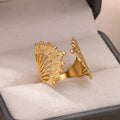 Geometric Hug Ring