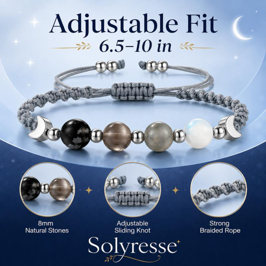 Adjustable Crystal Beads Bracelet