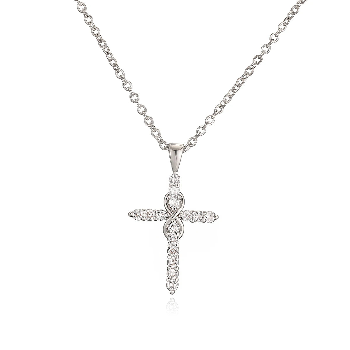 Infinity Cross Necklace