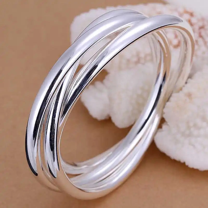 3 PCS Interlocking Bangle Bracelet