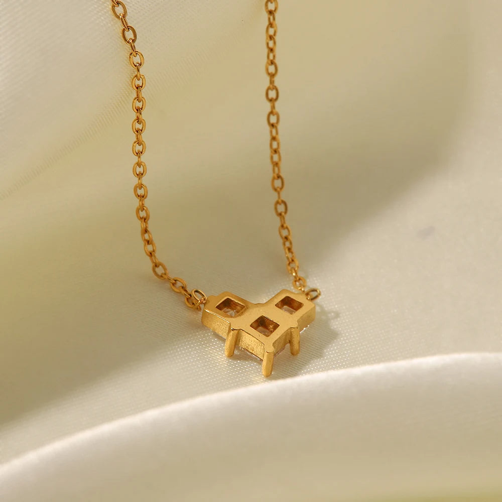 Zirconia Heart Necklace