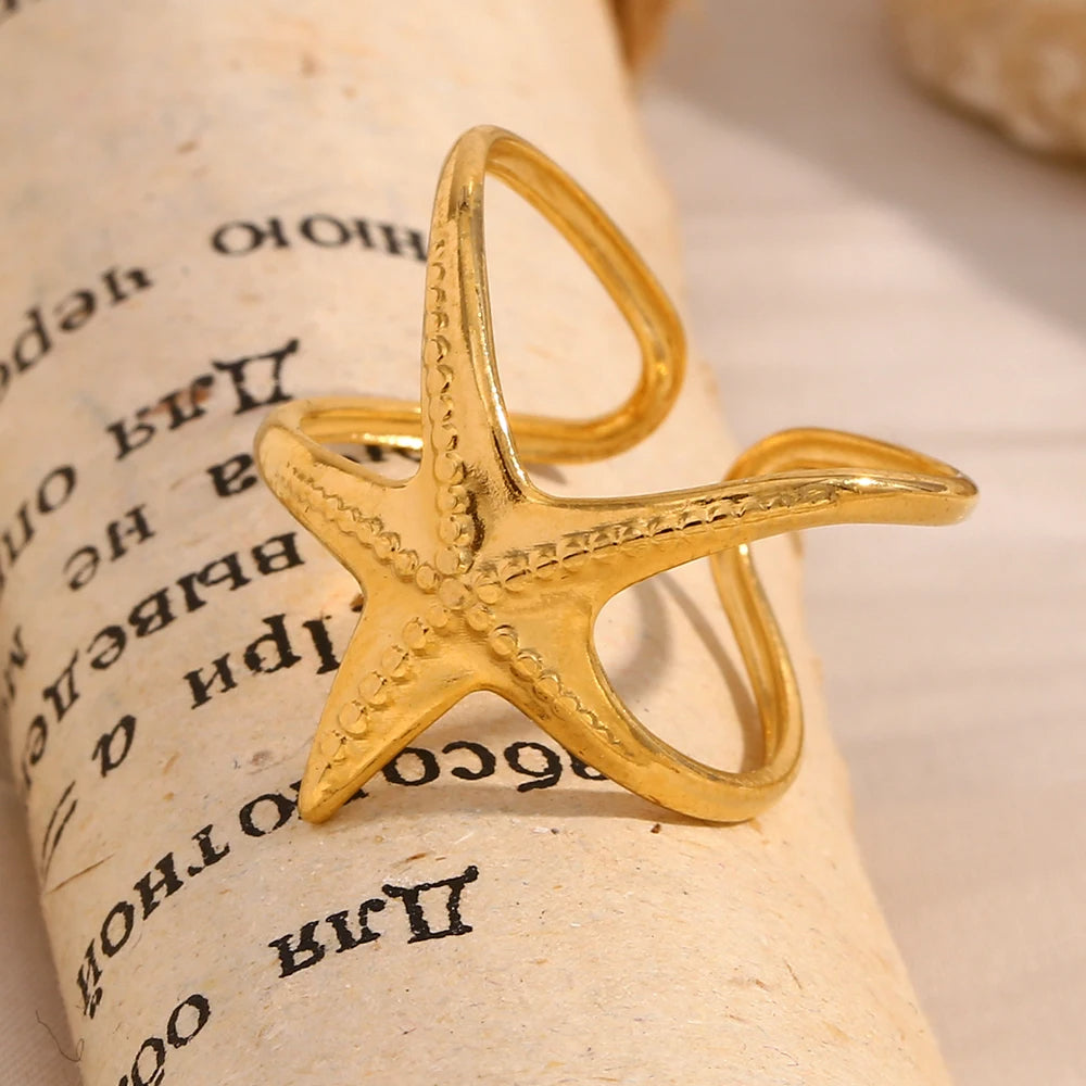 Double Layer Starfish Ring