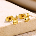 Rabbit Stud Earrings