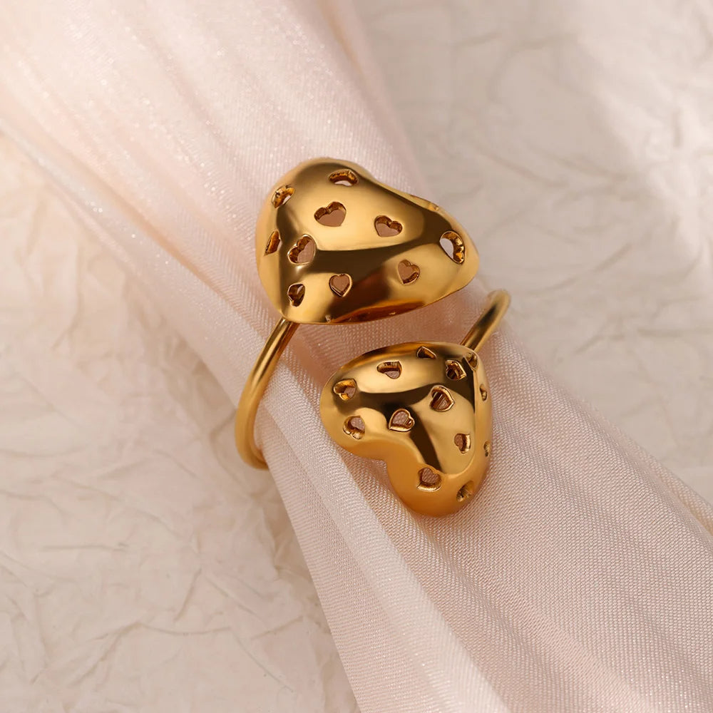 Chunky Heart Ring