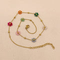Boho Flower Necklace