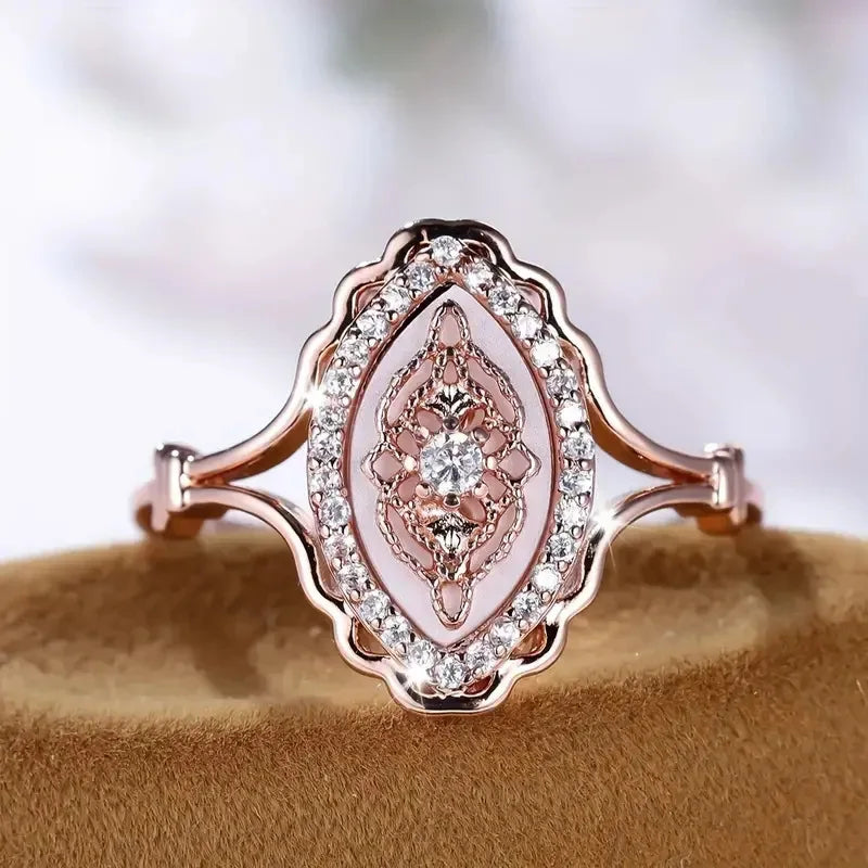 Oval Gemstone Ring