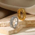 Geometric Rivet Ring