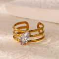 Zirconia Multilayer Ring