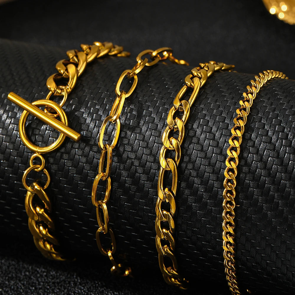 4 PCS Stainless Steel Bracelet