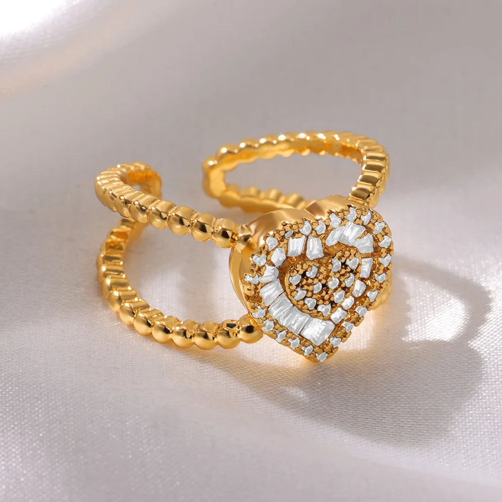 Gold Heart Ring