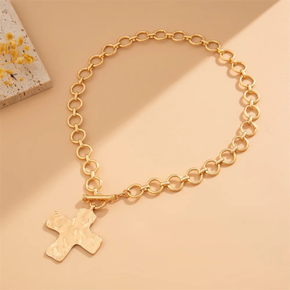 Chunky Cross Necklace