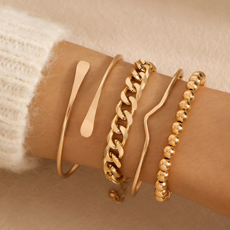 4 PCS Assorted Bracelet Set