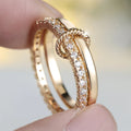 Inlaid Zircon Ring