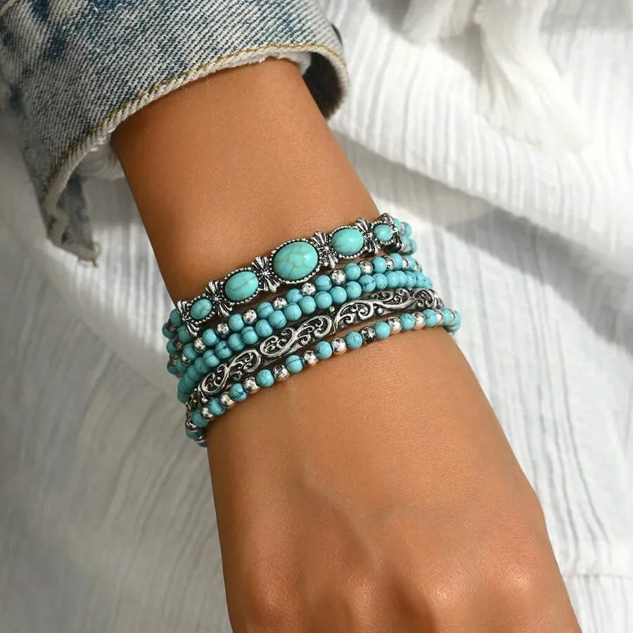 5 PCS Boho Bracelet Set