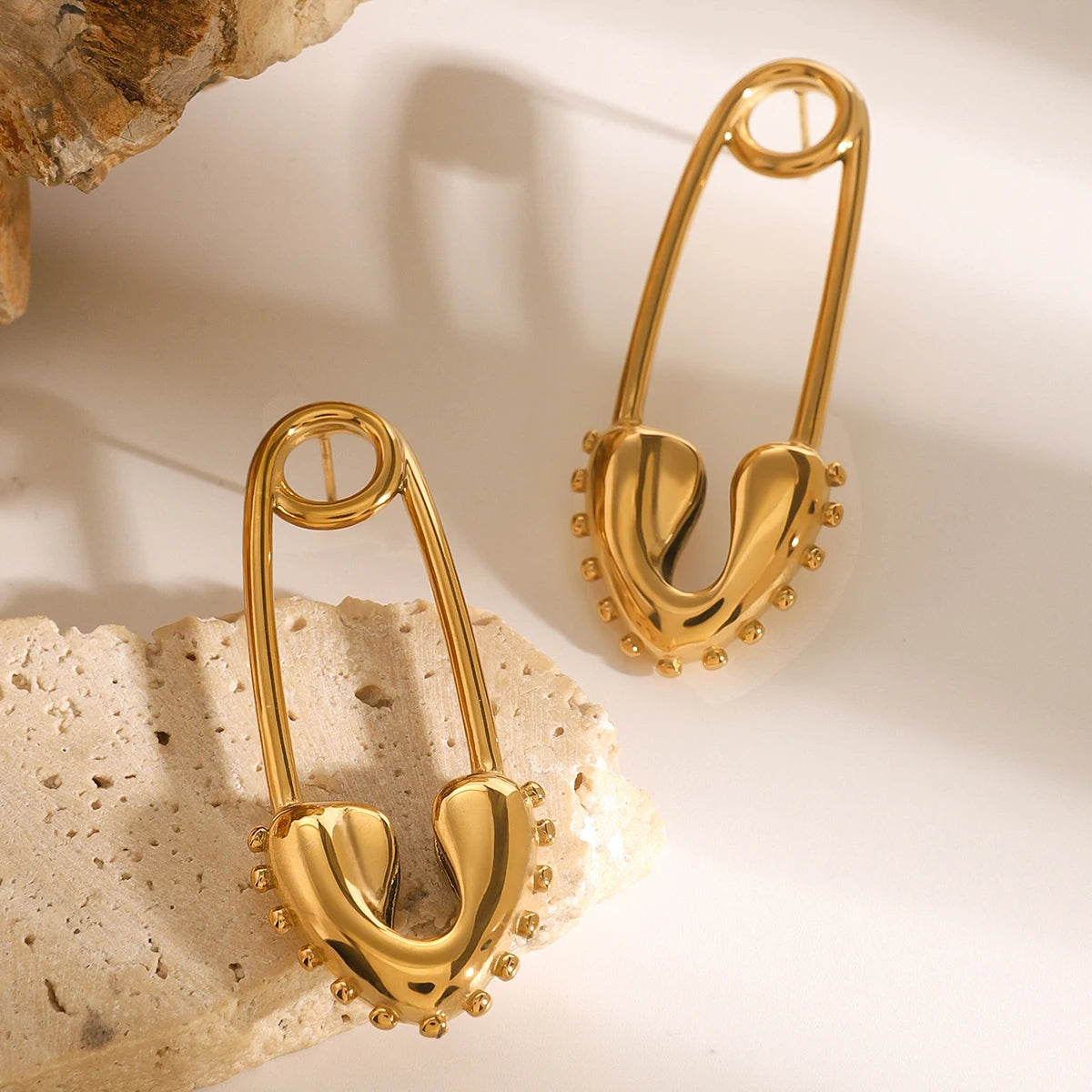 Paperclip Heart Earrings