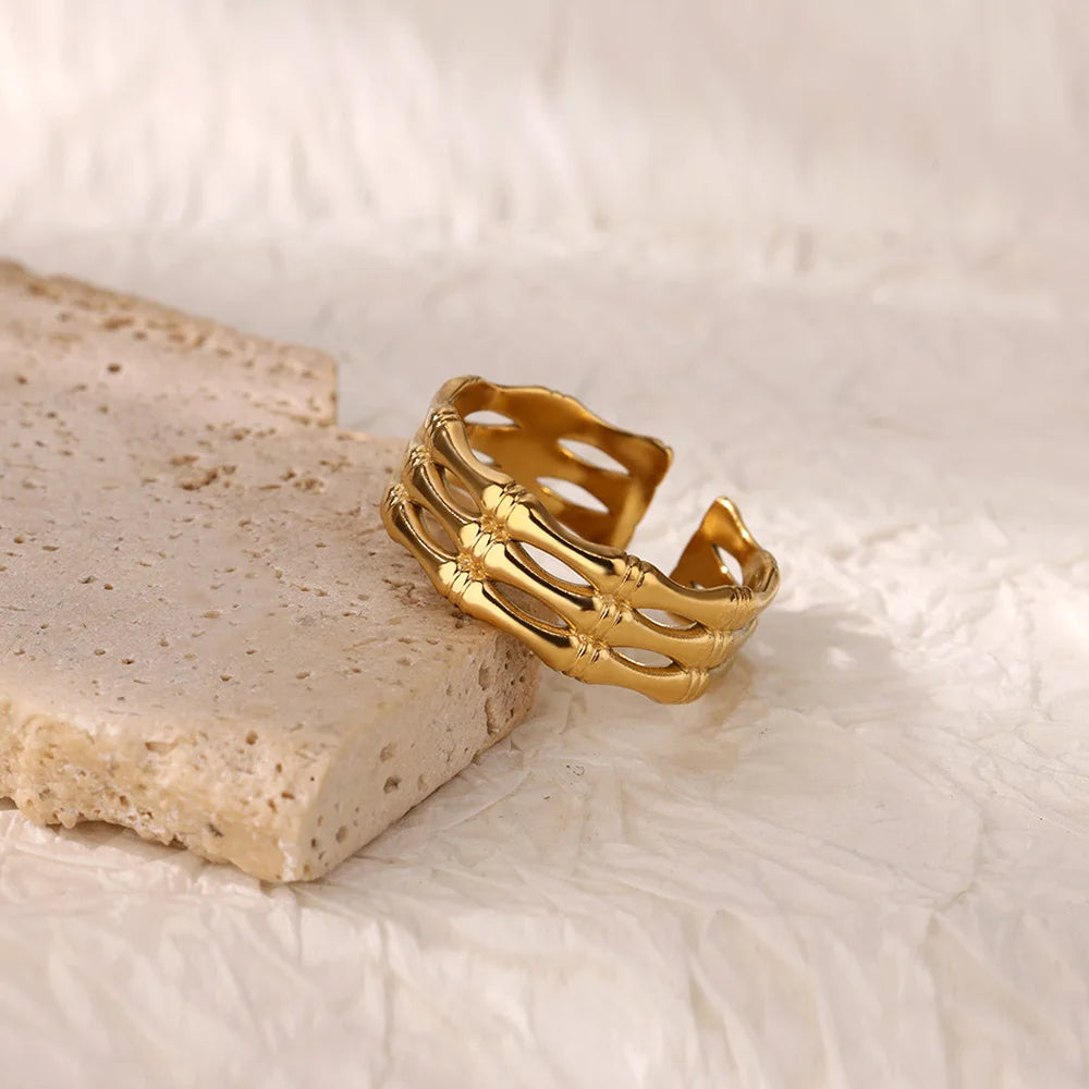 Hollow Open Ring