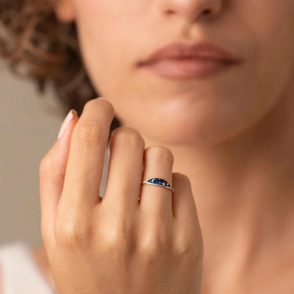 Star & Moon Twilight Ring