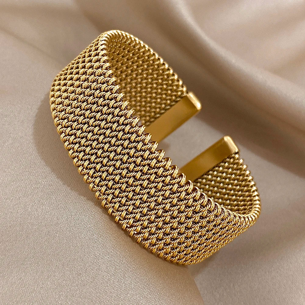 Mesh Cuff Bracelet