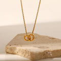 Interlocking Hoop Necklace