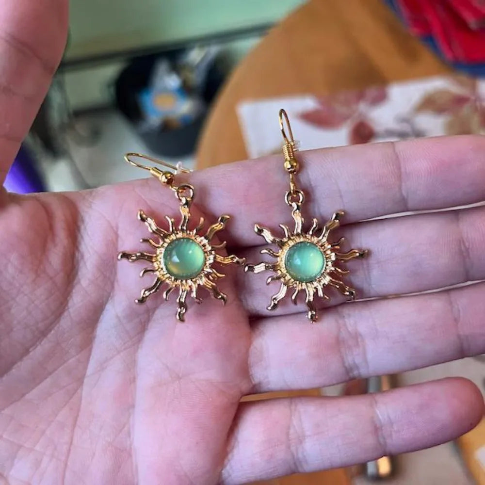 Sun Dangle Earrings