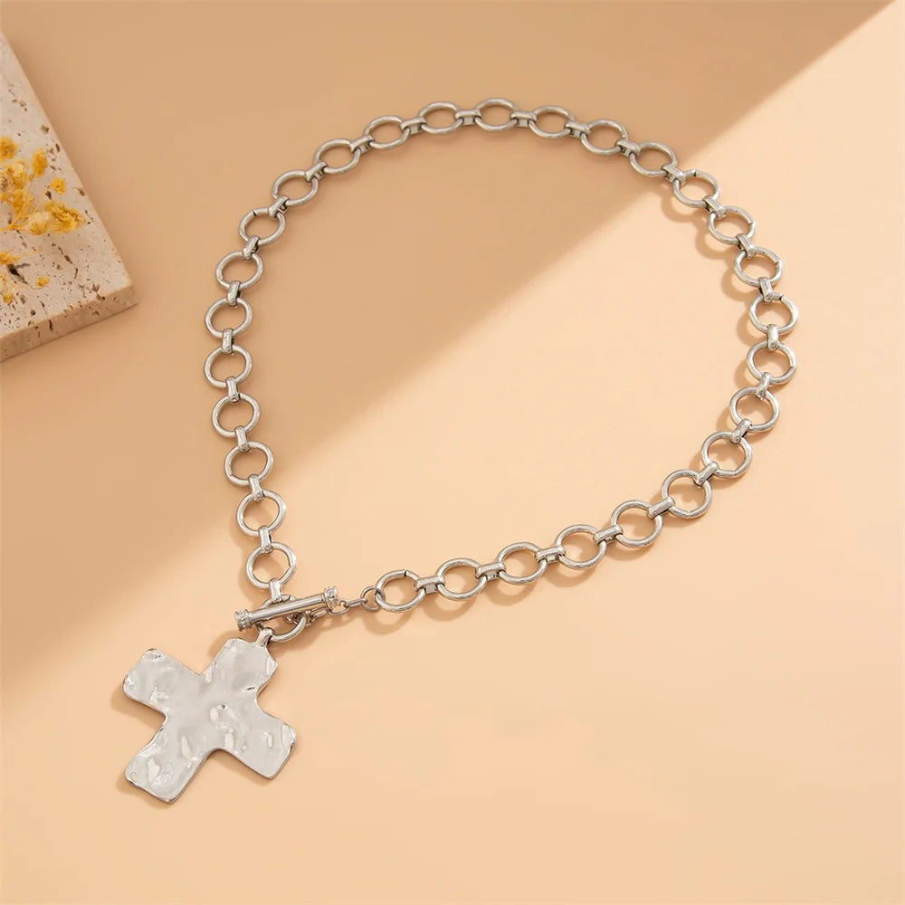 Chunky Cross Necklace