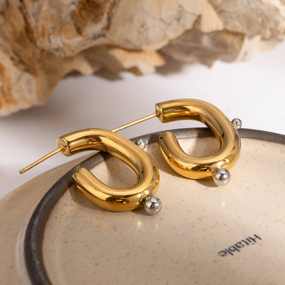 Exaggerated C Shaped Earrings