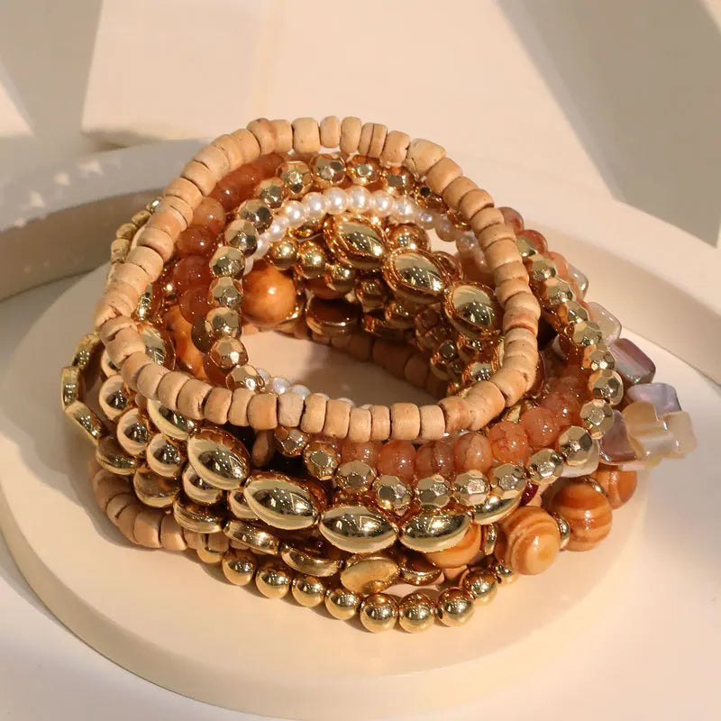 12 PCS Boho Beaded Bracelet