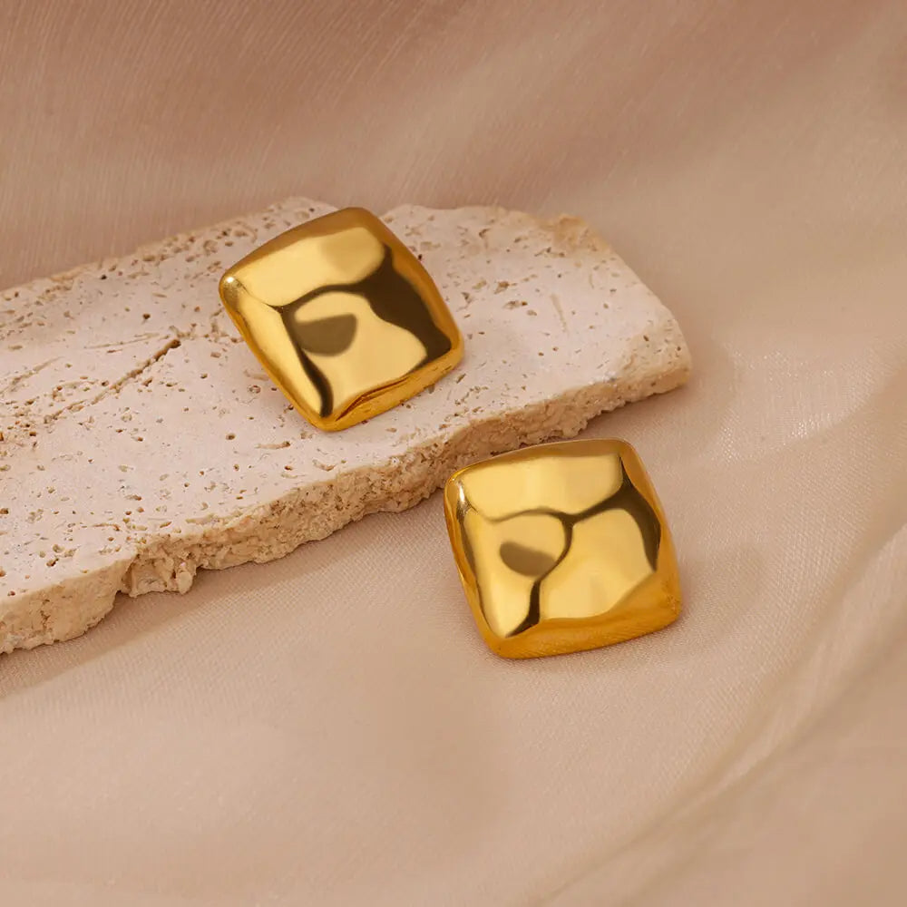 Square Stud Earrings