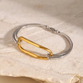 Oval Hollow Bracelet
