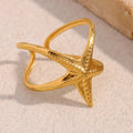Double Layer Starfish Ring