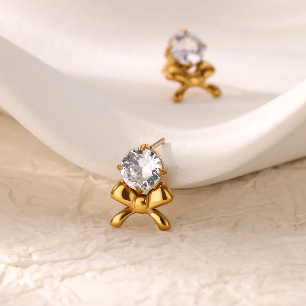 Bowknot Stud Earrings