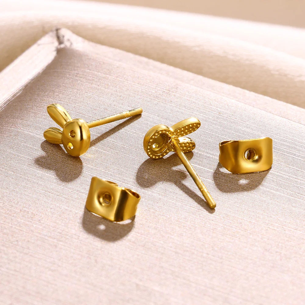 Rabbit Stud Earrings