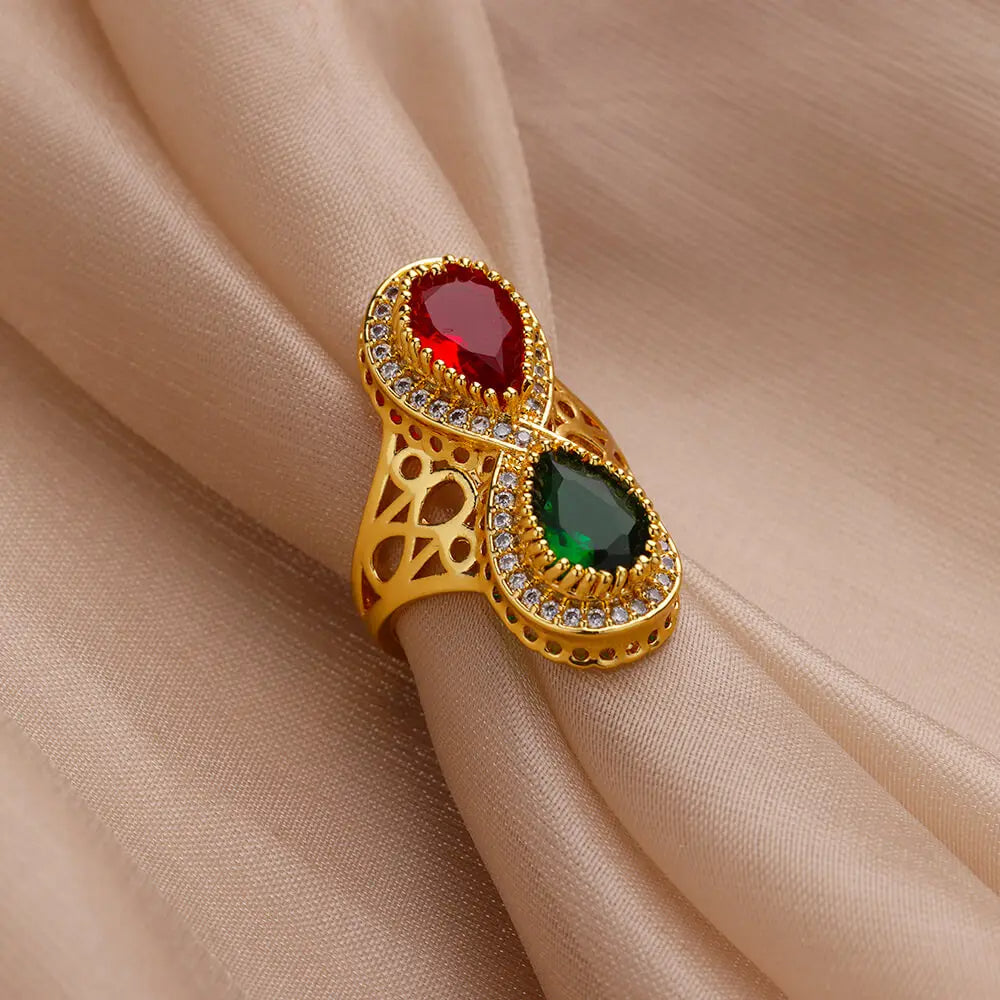 Waterdrop Crown Ring