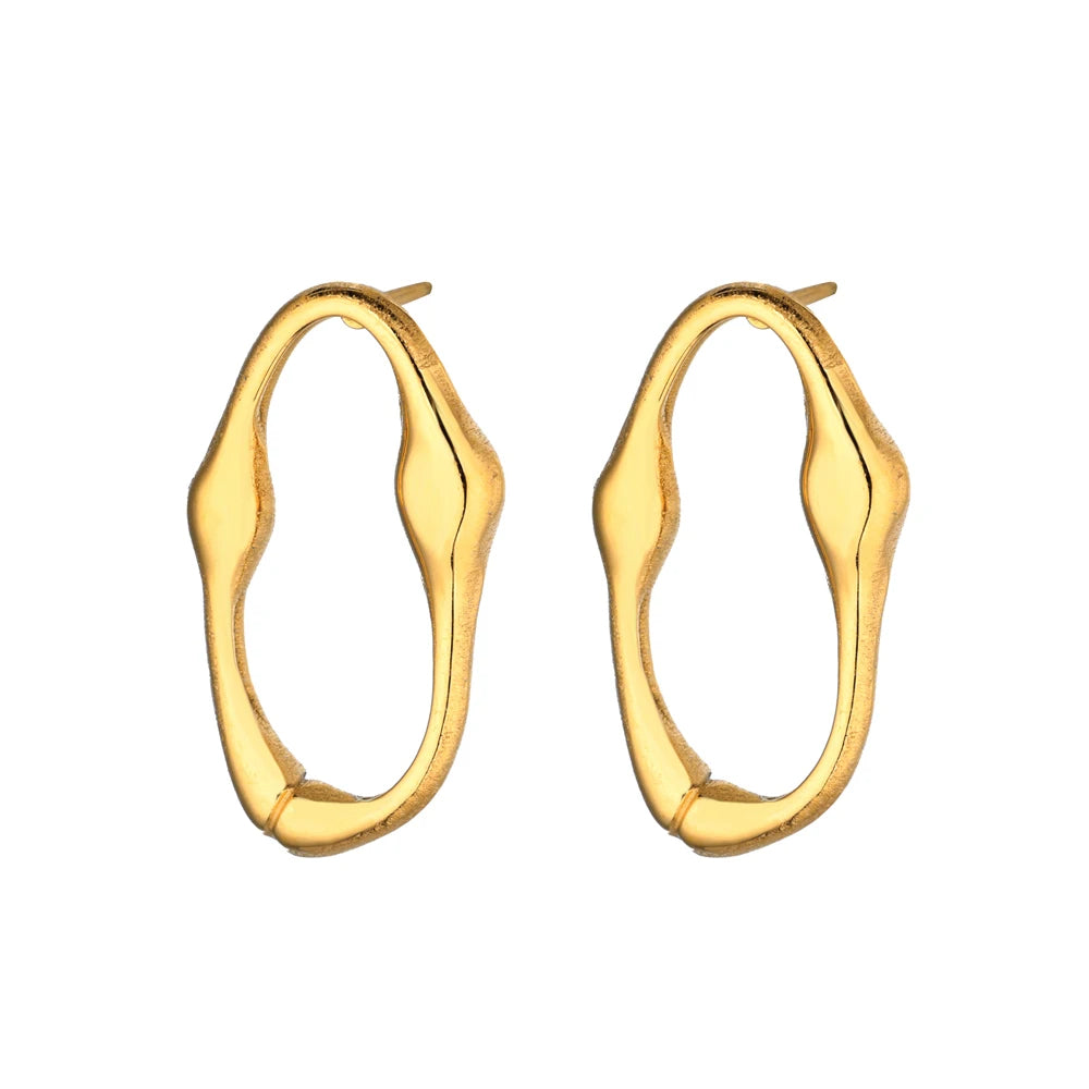 U-Shaped Stud Earrings